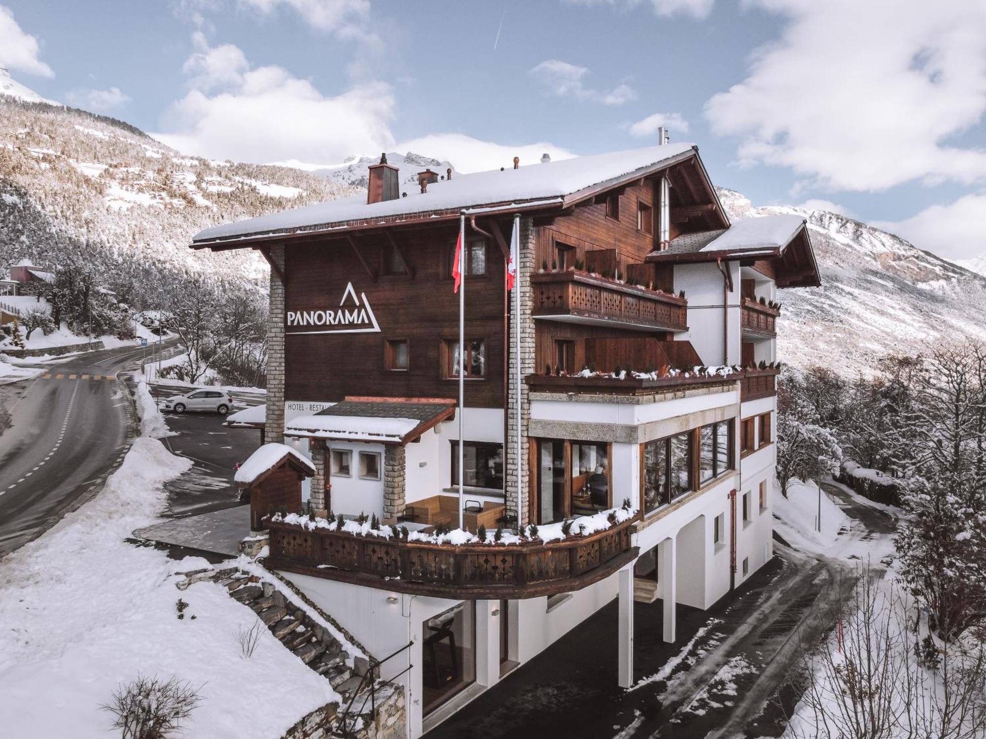 Boutique Hotel Panorama Crans-Montana Buitenkant foto